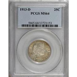 1913-D 25C MS64 PCGS