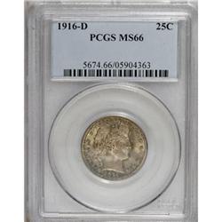 1916-D 25C MS66 PCGS