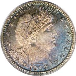 1903 25C PR67 PCGS