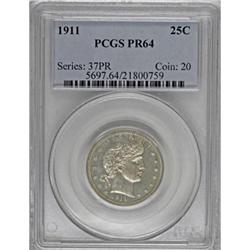 1911 25C PR64 PCGS