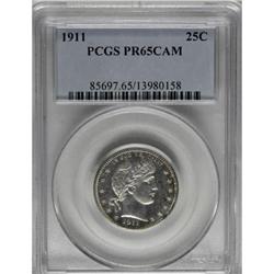 1911 25C PR65 Cameo PCGS