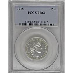 1915 25C PR62 PCGS