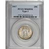 Image 1 : 1917 25C Type One MS65 Full Head PCGS