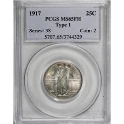 1917 25C Type One MS65 Full Head PCGS