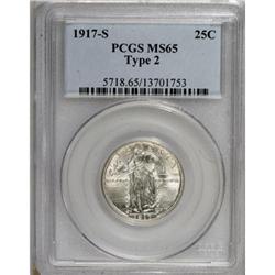 1917-S 25C Type Two MS65 PCGS