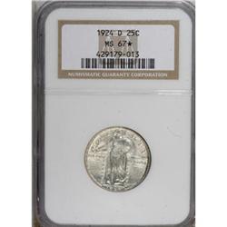 1924-D 25C MS67 NGC