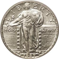 1927-D 25C MS65 Full Head PCGS