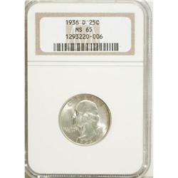 1936-D 25C MS65 NGC