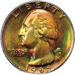 1965 25C SMS MS67 PCGS