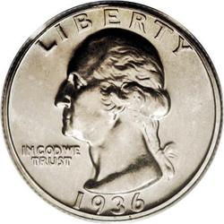 1936 25C PR66 PCGS
