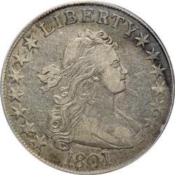 1801 50C VF35 PCGS