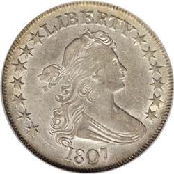 1807 50C Draped Bust AU50 NGC