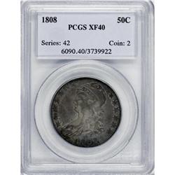 1808 50C XF40 PCGS