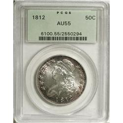 1812 50C AU55 PCGS