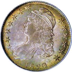 1820/19 50C Curl Base 2 MS62 PCGS