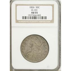 1826 50C AU55 NGC O-101