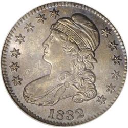 1832 50C Small Letters MS64 NGC O-106