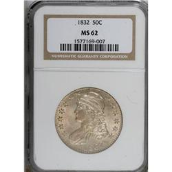 1832 50C Large Letters MS62 NGC O-101