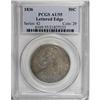 Image 1 : 1836 50C Lettered Edge AU55 PCGS