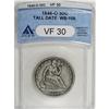 Image 1 : 1846-O 50C Tall Date VF30 ANACS