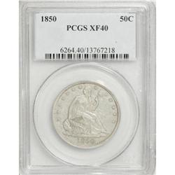 1850 50C XF40 PCGS