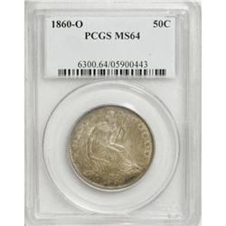 1860-O 50C MS64 PCGS