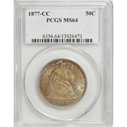 1877-CC 50C MS64 PCGS