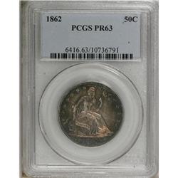 1862 50C PR63 PCGS