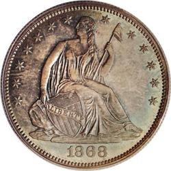 1868 50C PR65 PCGS