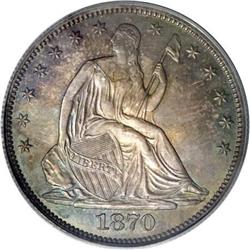 1870 50C PR65 PCGS