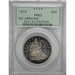 1873 50C No Arrows PR63 PCGS