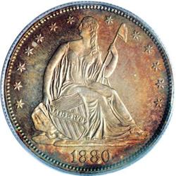 1880 50C PR65 Cameo PCGS