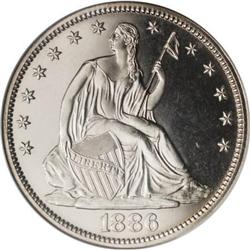 1886 50C PR66 Cameo NGC