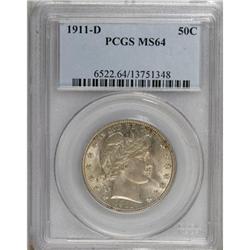 1911-D 50C MS64 PCGS