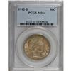 Image 1 : 1912-D 50C MS64 PCGS