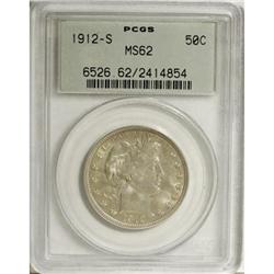 1912-S 50C MS62 PCGS
