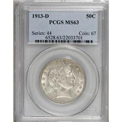 1913-D 50C MS63 PCGS