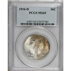 1916-D 50C MS65 PCGS