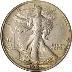 1921 50C MS60 Details ANACS