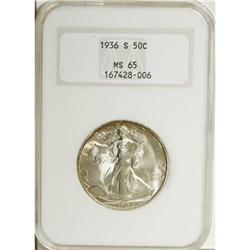 1936-S 50C MS65 NGC