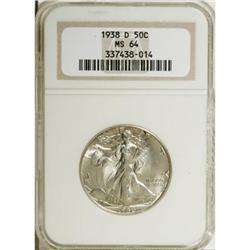 1938-D 50C MS64 NGC