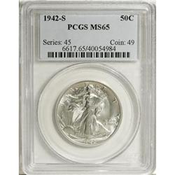 1942-S 50C MS65 PCGS