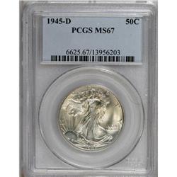 1945-D 50C MS67 PCGS