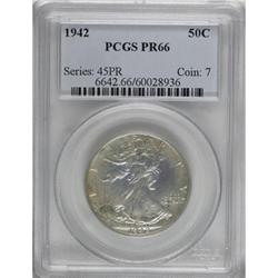 1942 50C PR66 PCGS