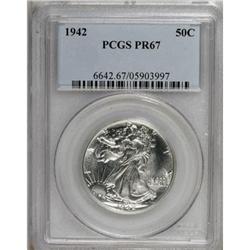 1942 50C PR67 PCGS 