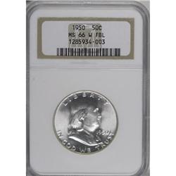 1950 50C MS66 Full Bell Lines NGC