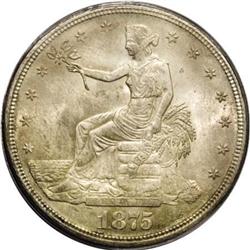 1875-S T$1 MS64 PCGS