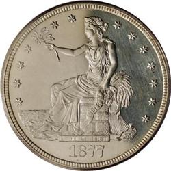 1877 T$1 PR63 Cameo PCGS