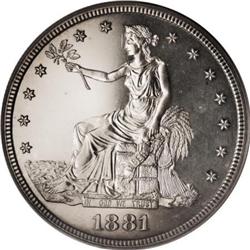1881 T$1 PR62 PCGS