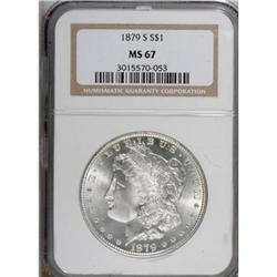 1879-S $1 MS67 NGC